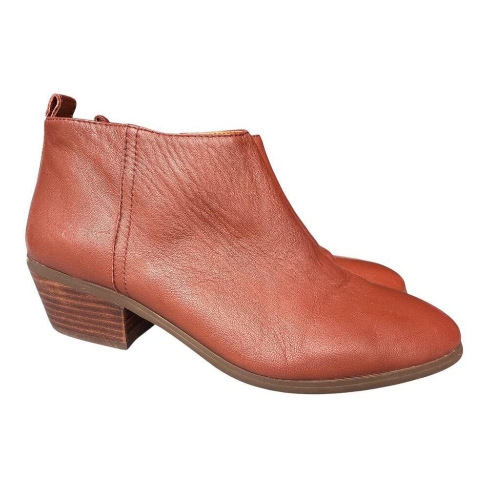 J crew Sawyer Leather Ankle Boot Women size 9.5